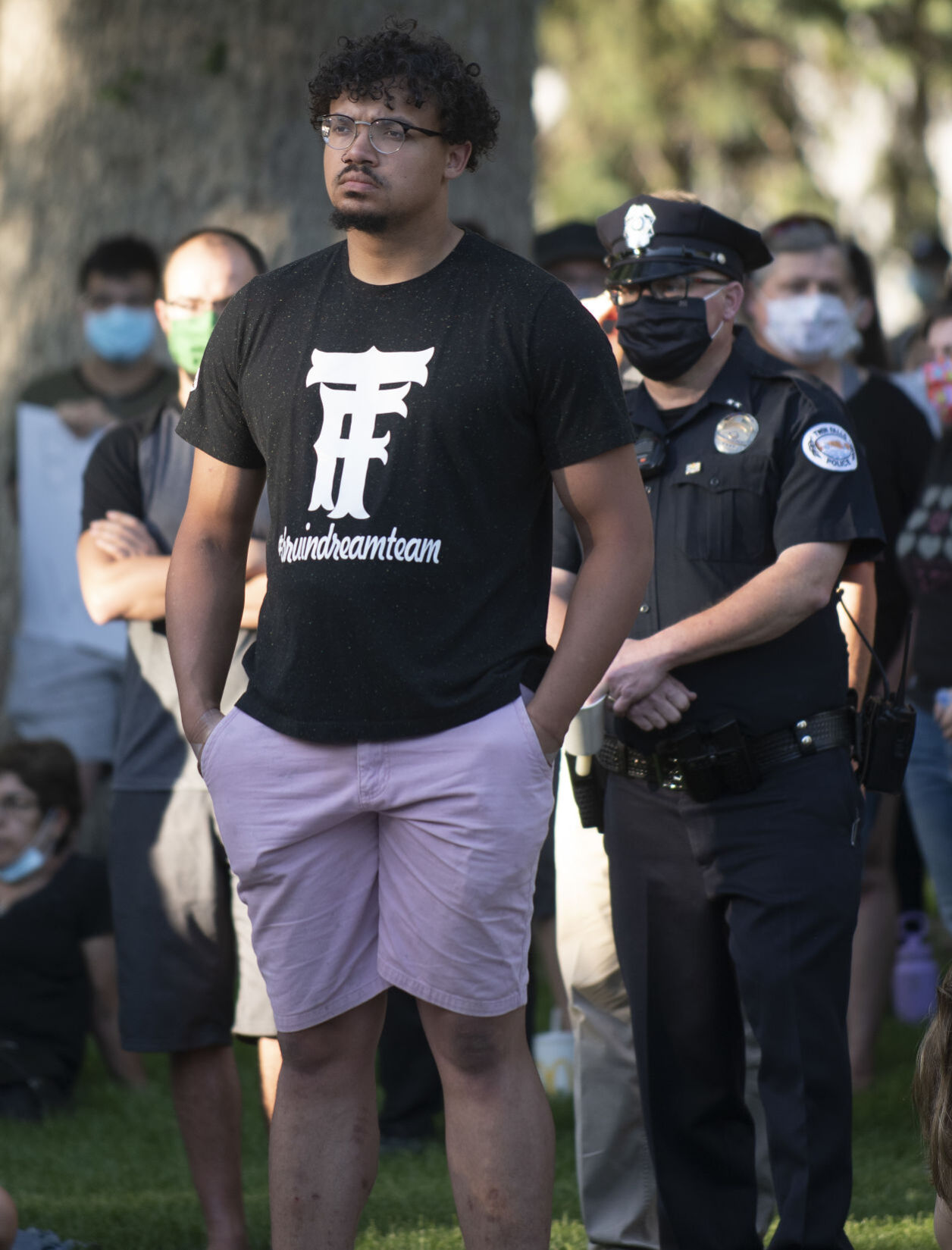 A vigil for George Floyd and others